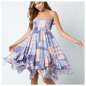The Kris Bohemian Handkerchief Dress